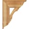 Ekena Millwork Olympic Traditional Rough Sawn Bracket w/ Offset Brace, Western Red Cedar, 8"W x 20"D x 24"H BKT0806X20X24OLY01RWR - alternate 3